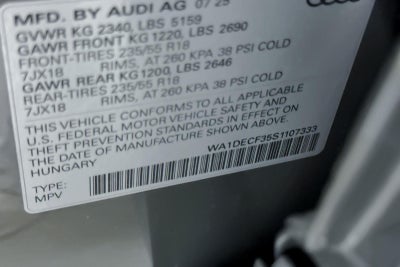 2025 Audi Q3 S line Premium