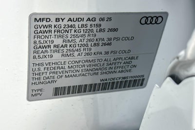 2025 Audi Q3 S line Premium