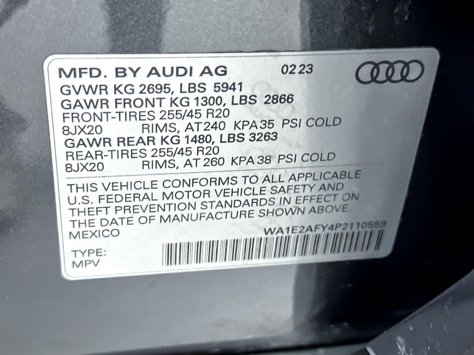 2023 Audi Q5 S line Premium Plus