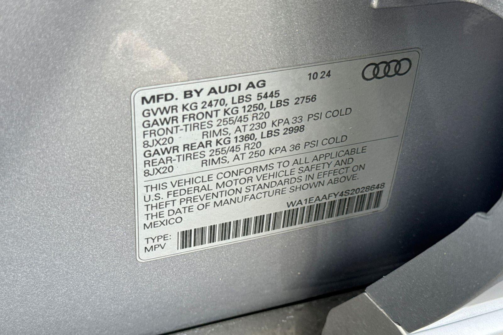 2025 Audi Q5 S line Premium Plus