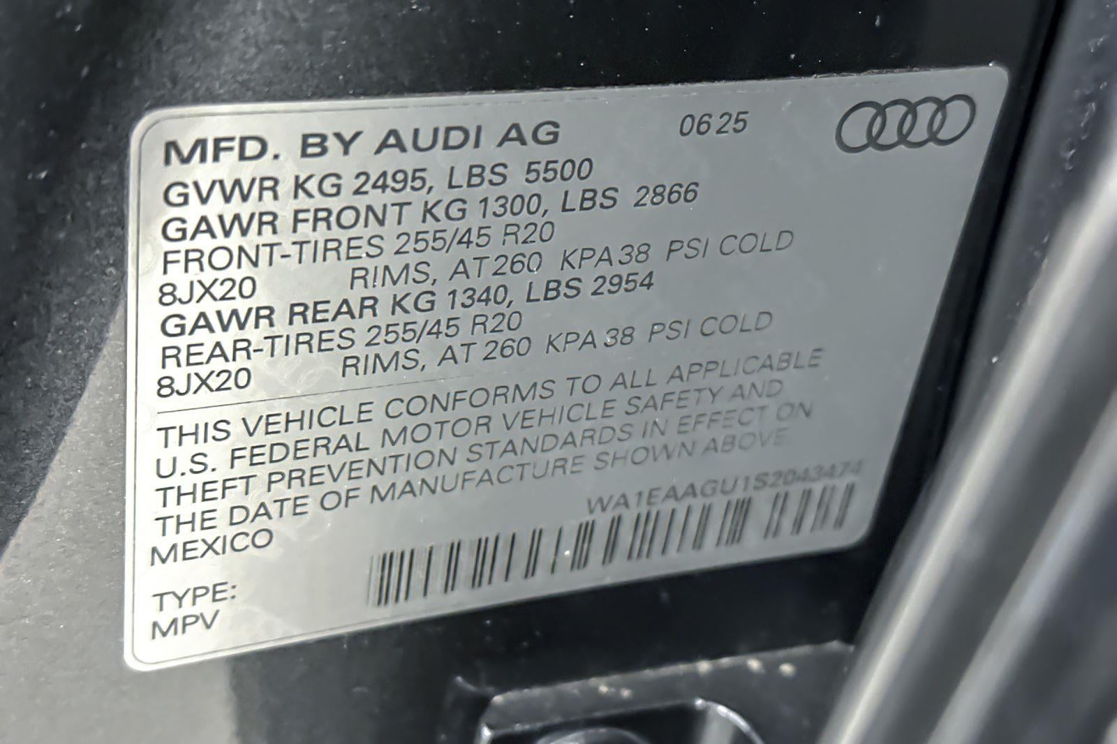 2025 Audi Q5 Sportback Premium Plus