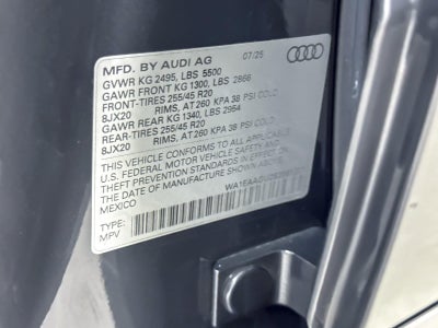 2025 Audi Q5 Sportback Premium Plus