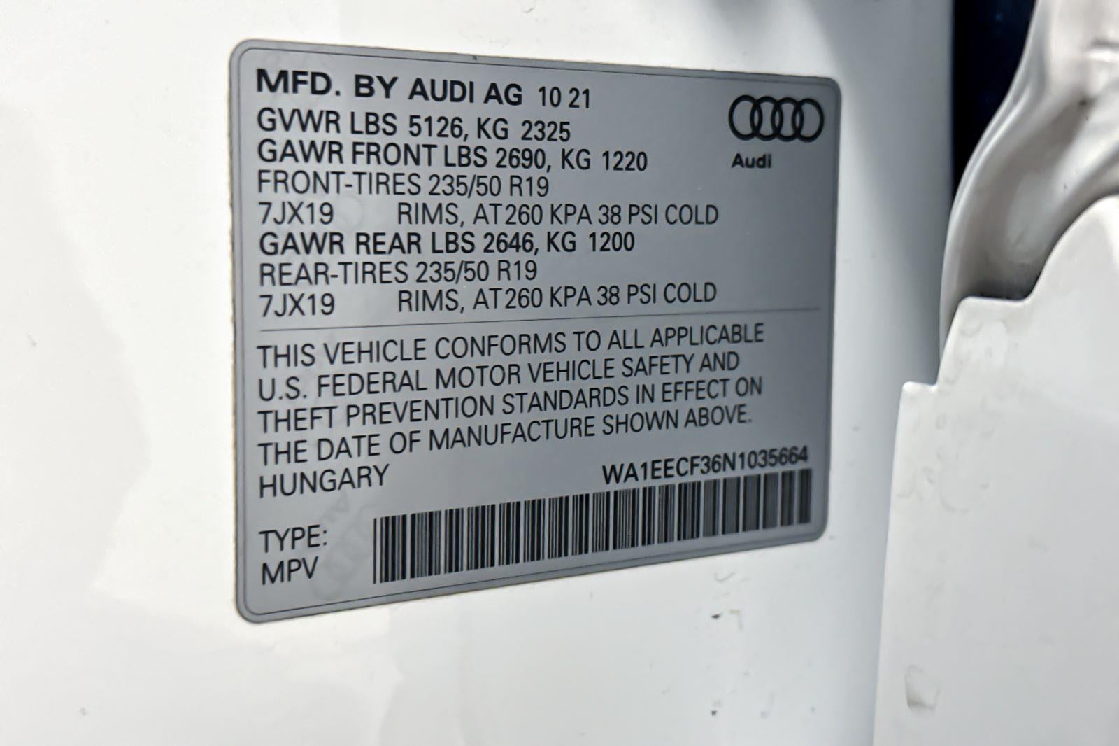 2022 Audi Q3 S line Premium Plus