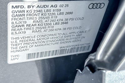 2025 Audi Q3 S line Premium Plus