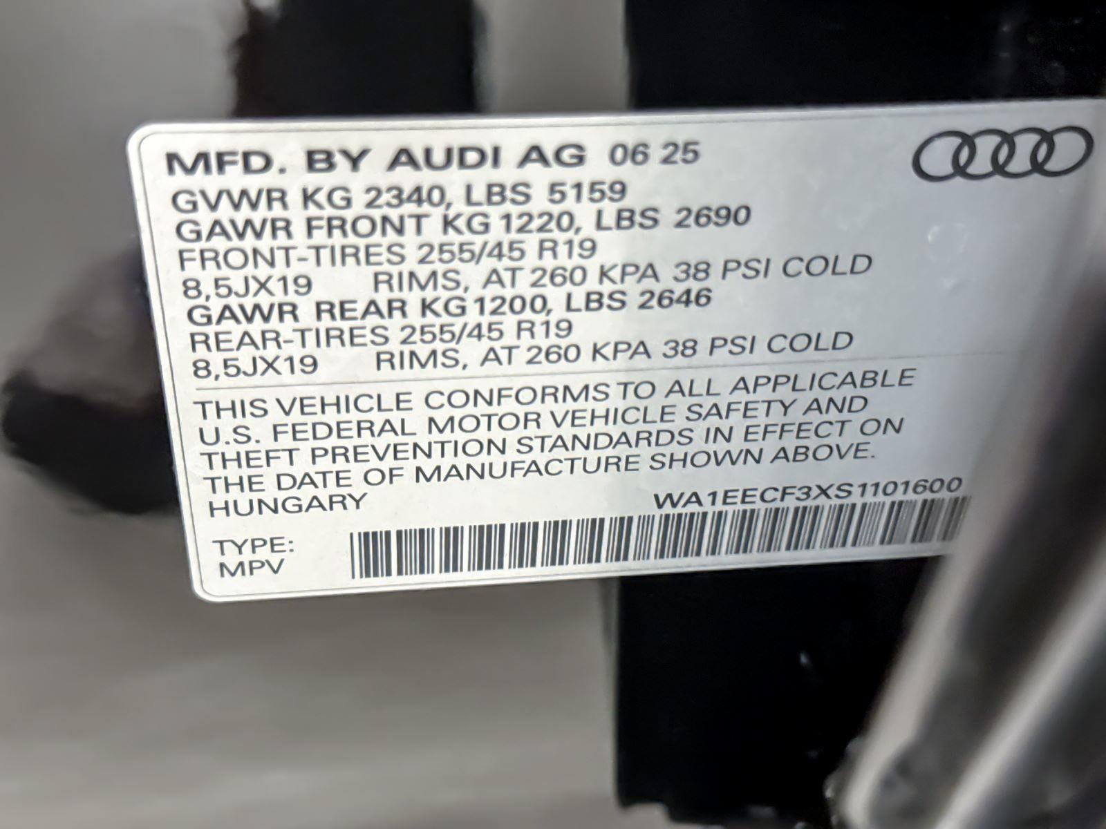2025 Audi Q3 S line Premium Plus
