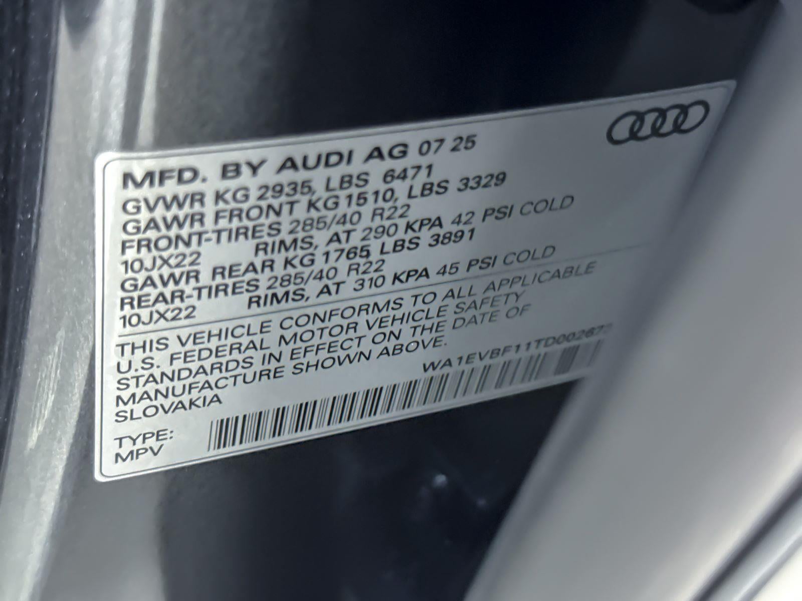 2026 Audi Q8 Premium Plus