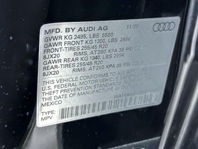 2025 Audi Q5 Sportback Prestige