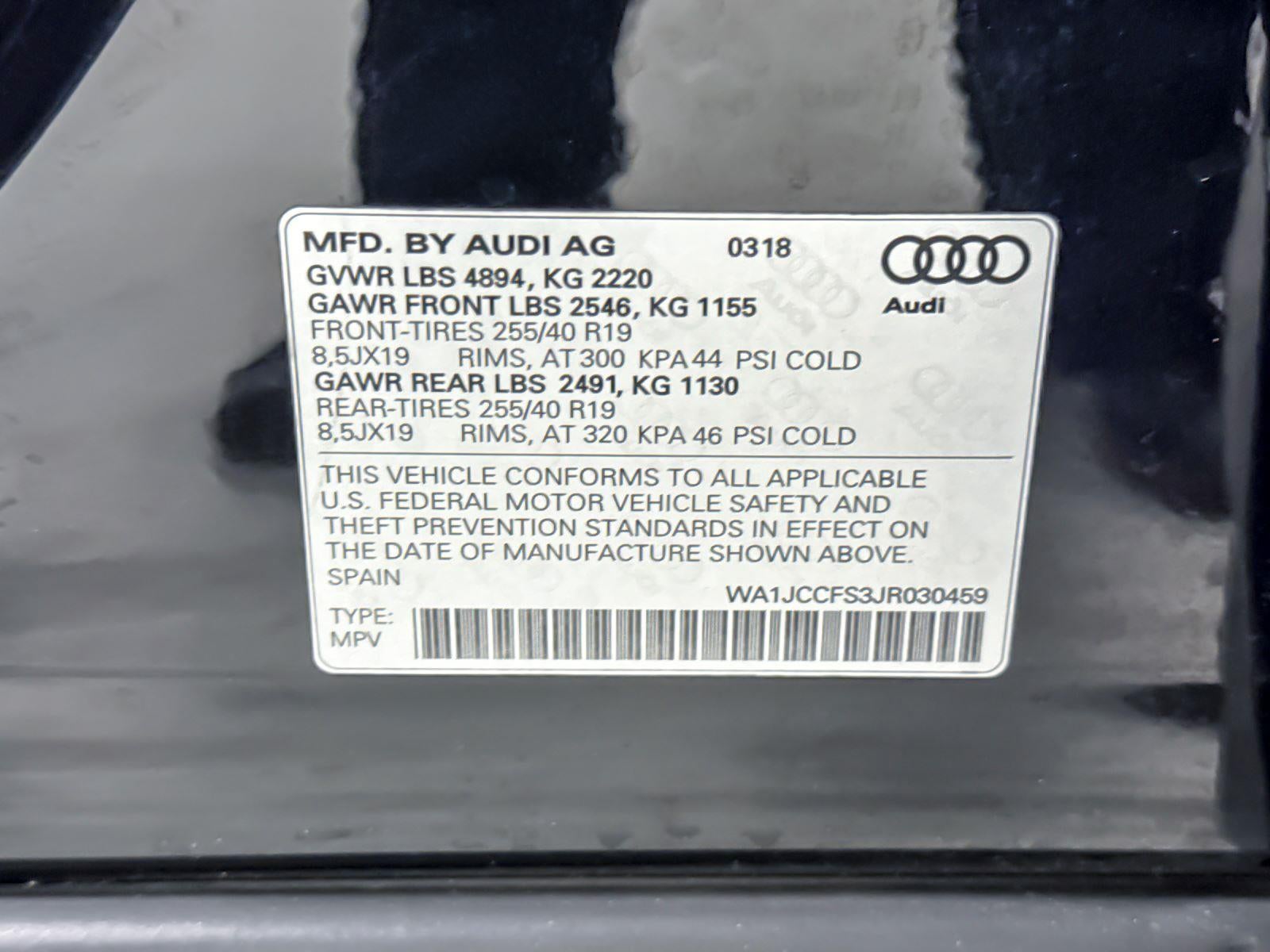 2018 Audi Q3 Premium Plus