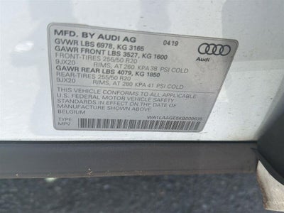 2019 Audi E-Tron Premium Plus