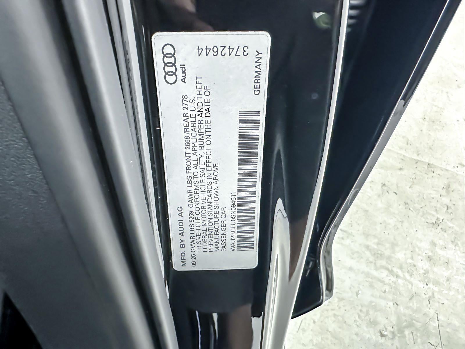 2025 Audi A5 Premium Plus
