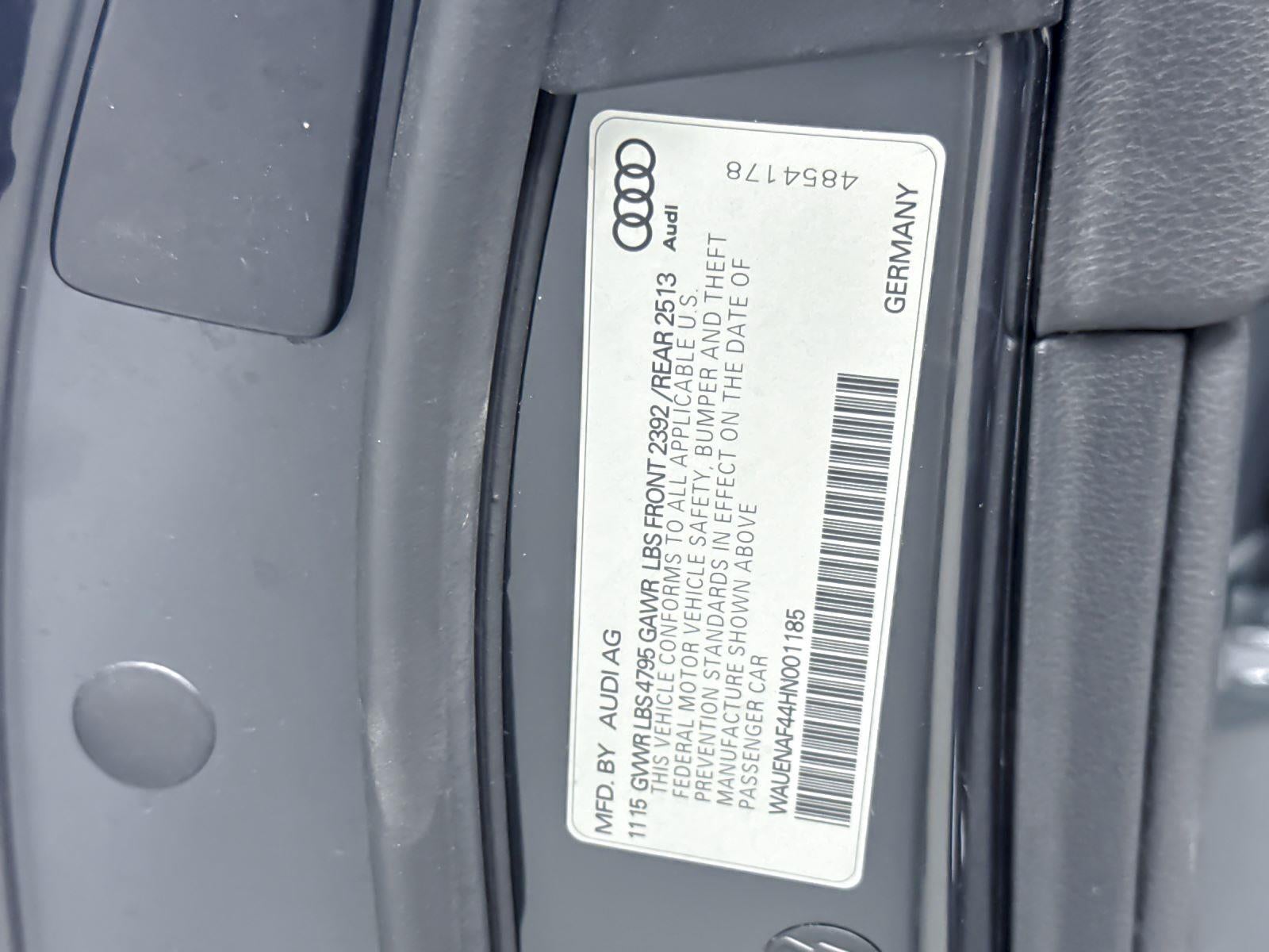 2017 Audi A4 Premium Plus