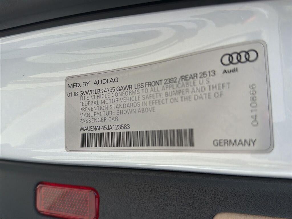 2018 Audi A4 Premium Plus