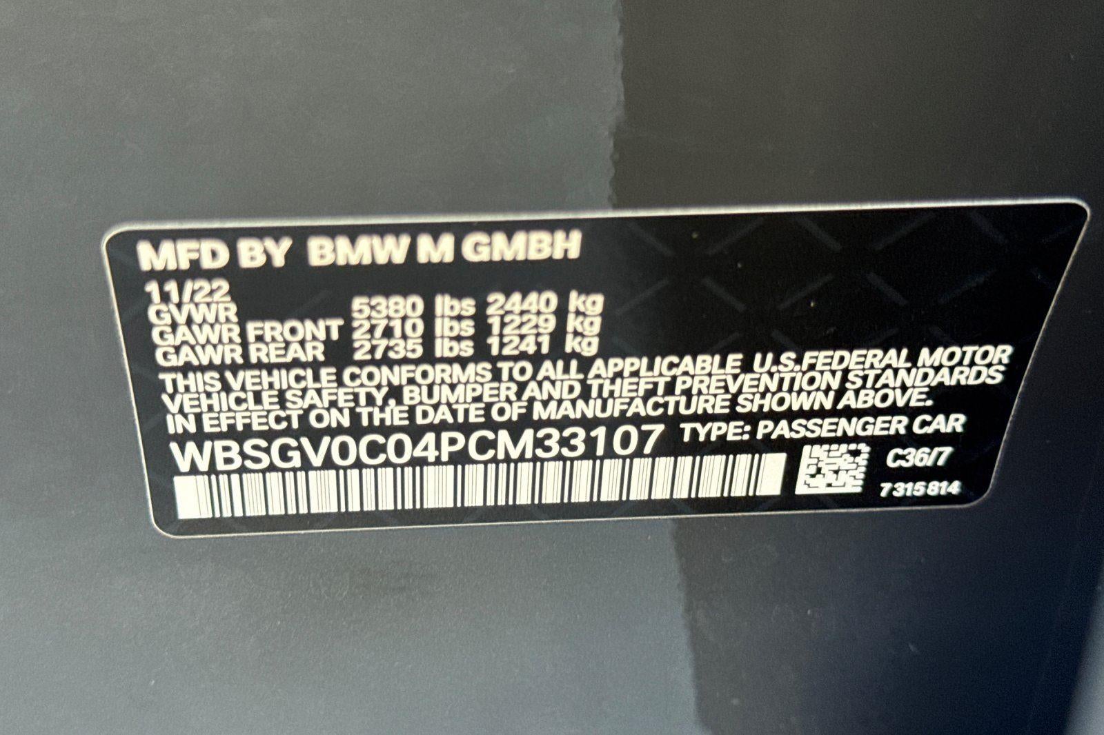 2023 BMW M8 Competition