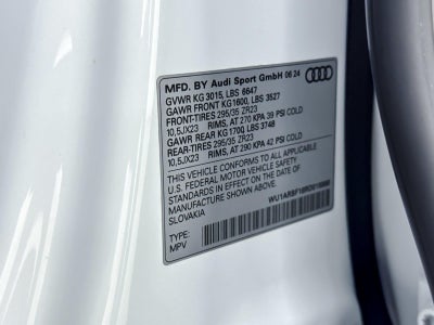 2024 Audi Rs Q8 4.0 TFSI quattro