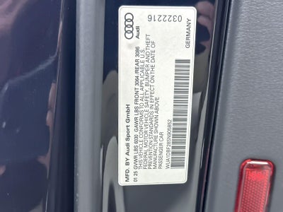 2025 Audi RS 6 Avant performance