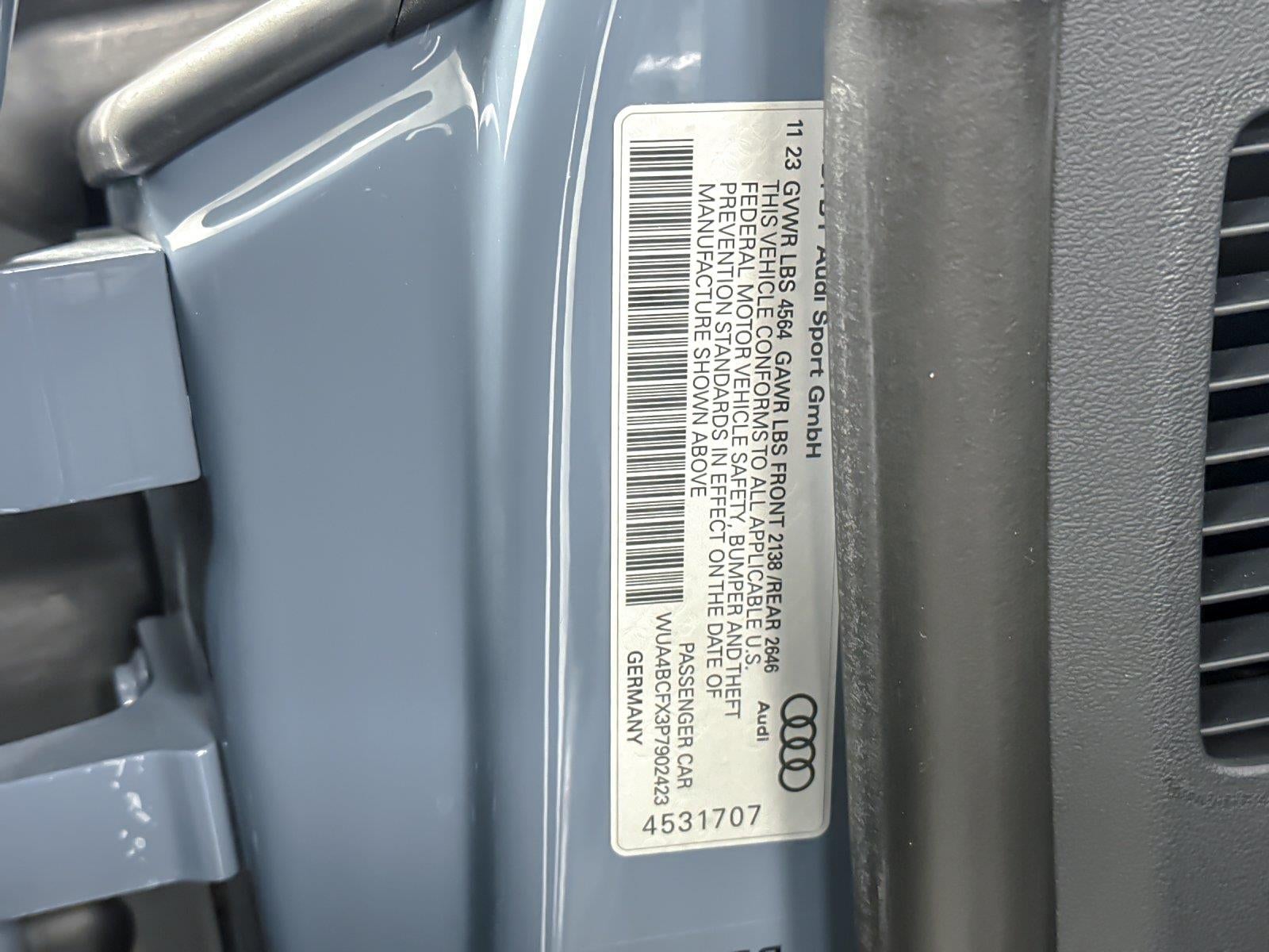 2023 Audi R8 Spyder V10 performance