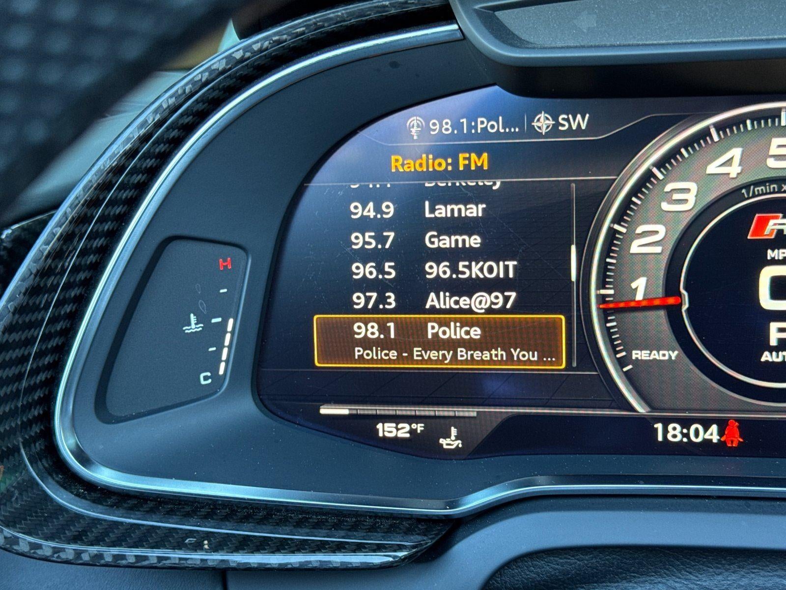 2023 Audi R8 Spyder V10 performance