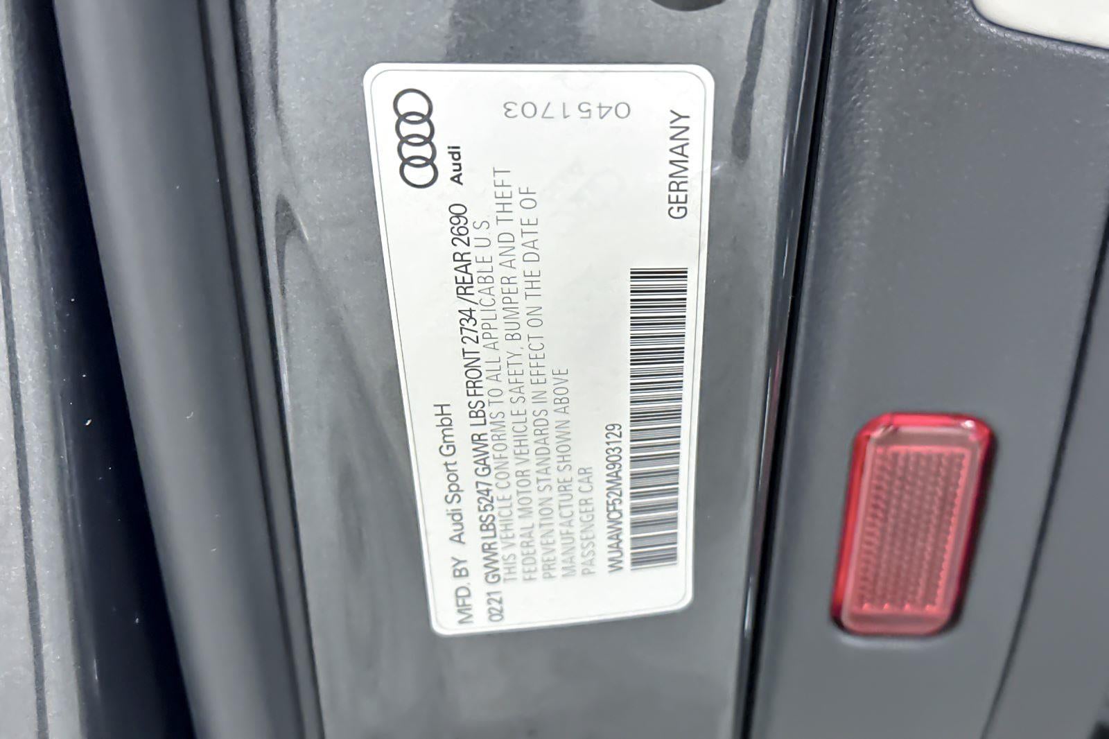 2021 Audi RS 5 Sportback 2.9 TFSI quattro