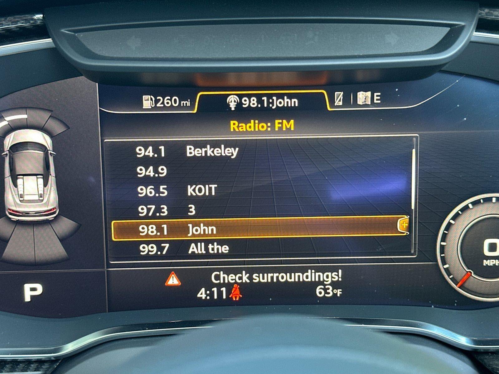 2023 Audi R8 Spyder V10 performance