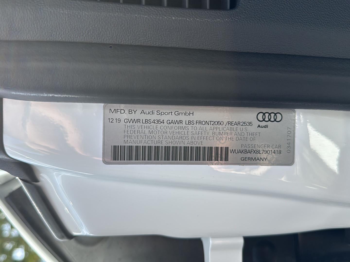 2020 Audi R8 Coupe V10 performance