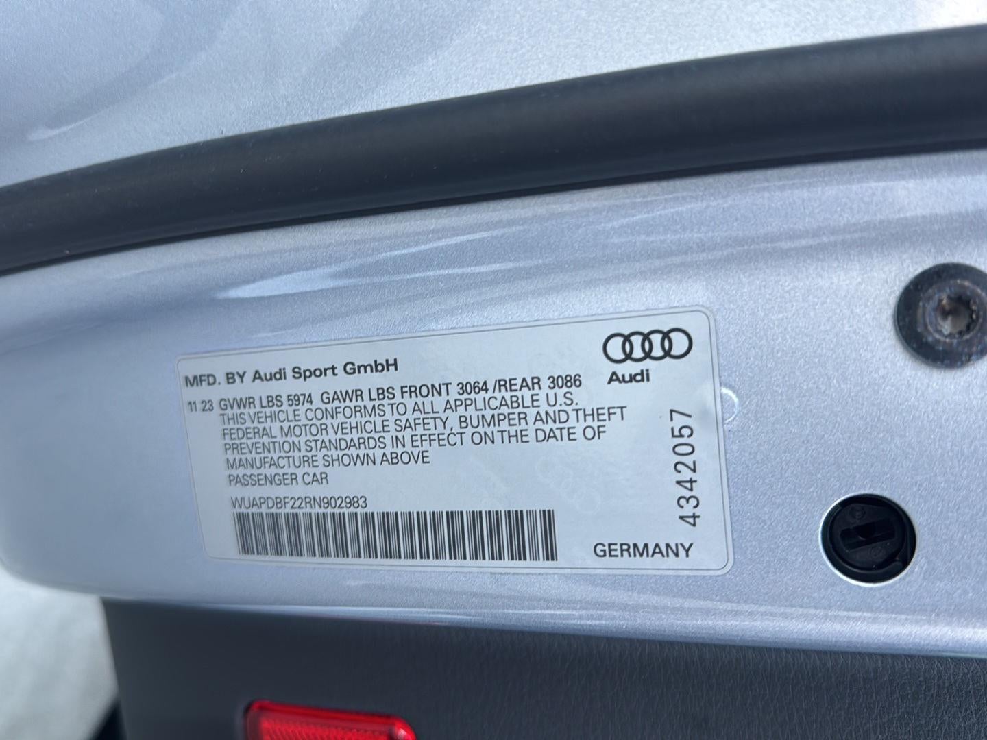 2024 Audi RS 7 performance