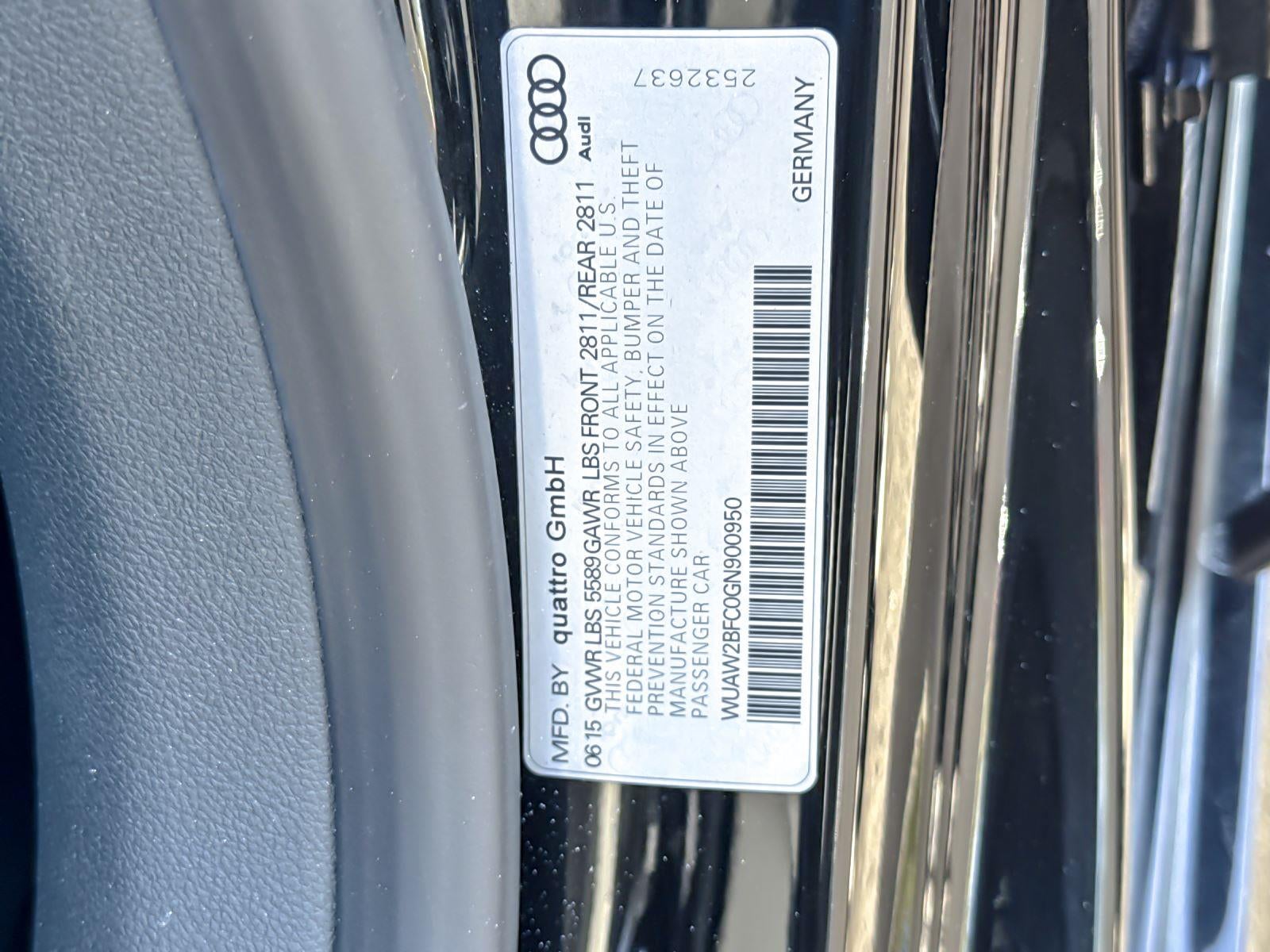 2016 Audi RS 7 Prestige