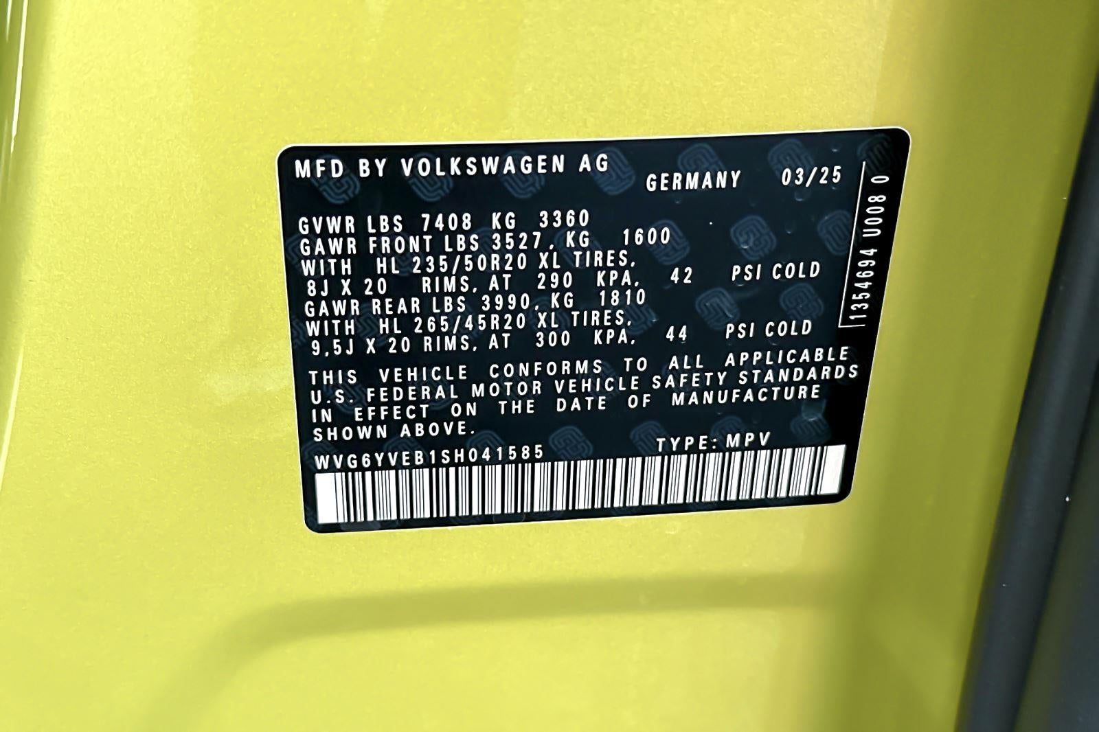 2025 Volkswagen ID. Buzz 1st Edition