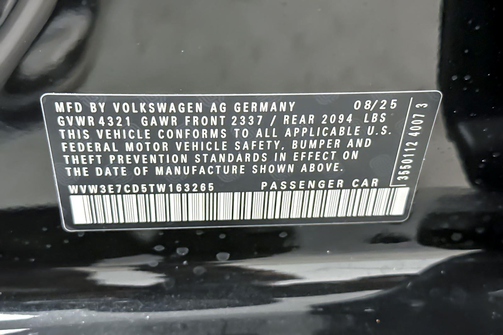 2026 Volkswagen Golf GTI SE