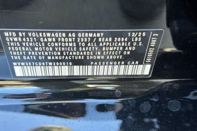 2026 Volkswagen Golf GTI SE