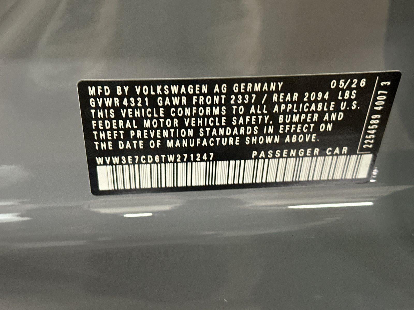 2026 Volkswagen Golf GTI SE