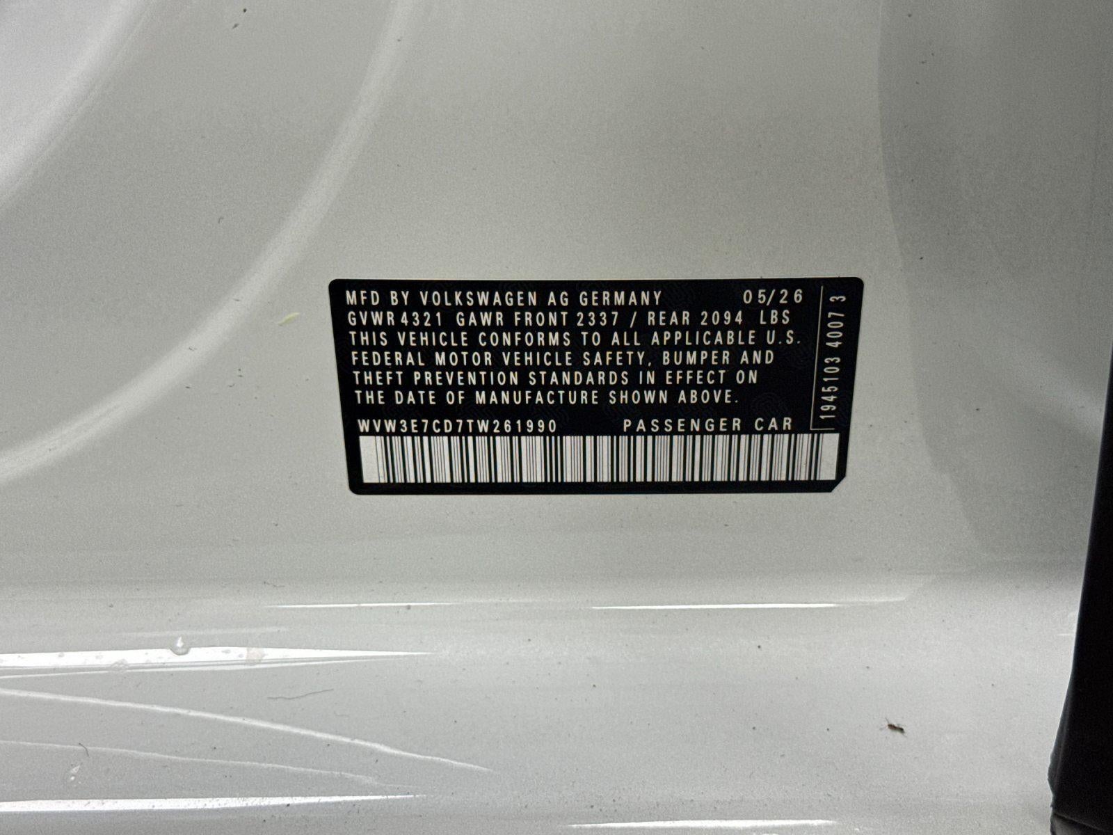 2026 Volkswagen Golf GTI SE