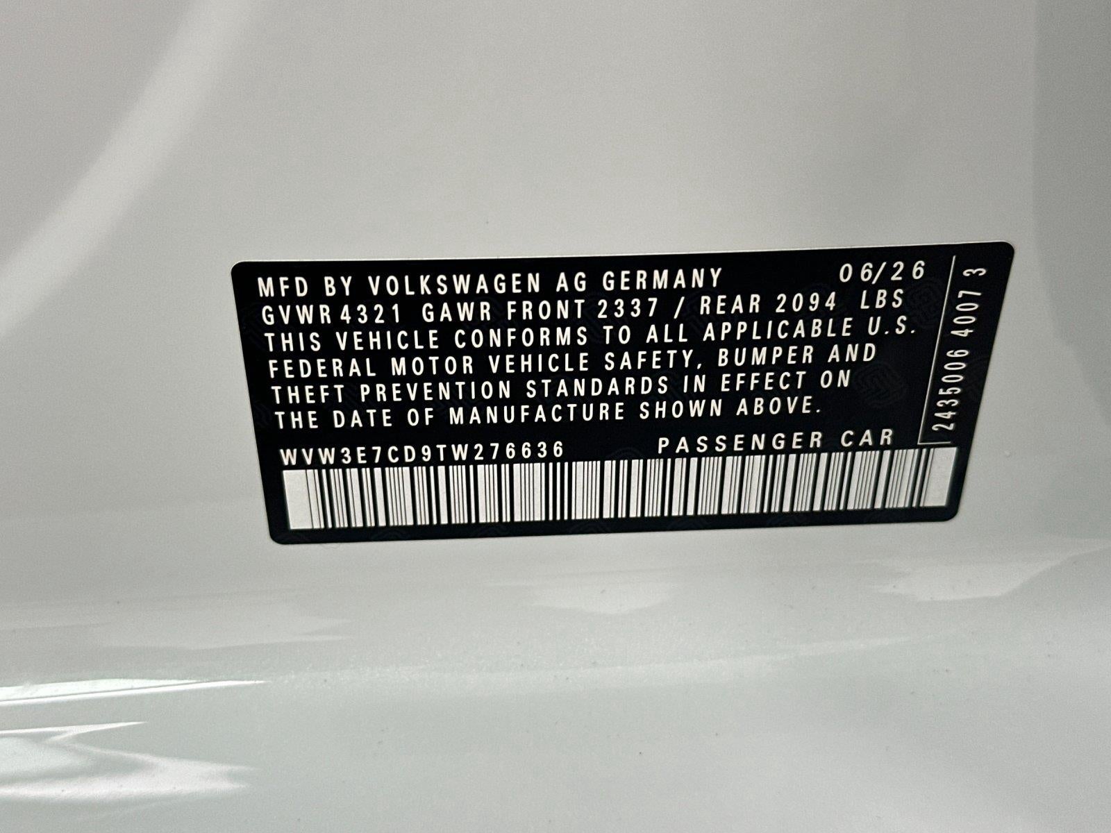 2026 Volkswagen Golf GTI SE