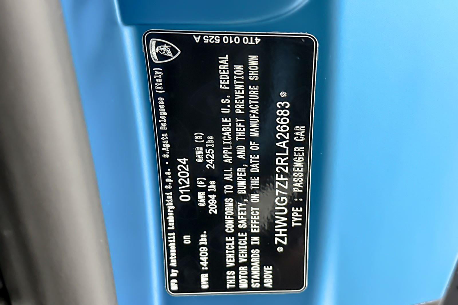 2024 Lamborghini Huracan Sterrato Coupe