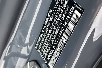 2025 Porsche Panamera Panamera