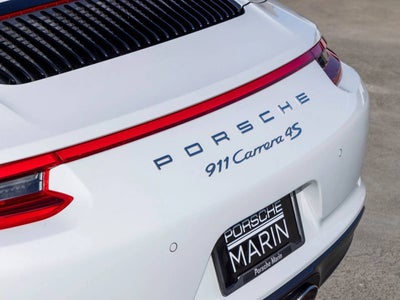 2017 Porsche 911 911 Carrera 4S Cabriolet