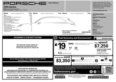 2025 Porsche Cayenne Cayenne