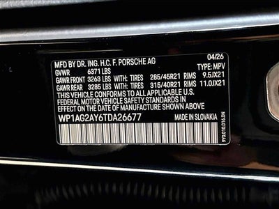 2026 Porsche Cayenne Cayenne GTS