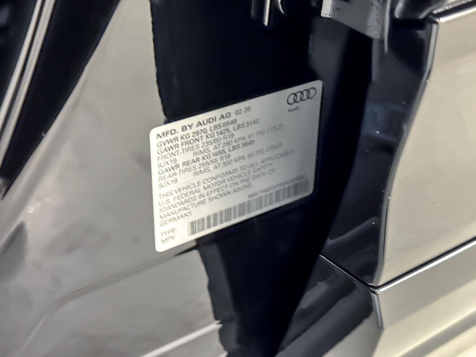 2027 Audi Q6 e-tron Premium