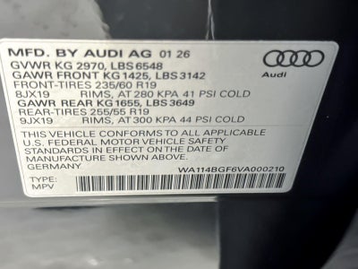 2027 Audi Q6 e-tron Premium