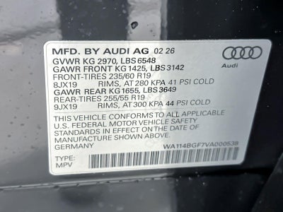 2027 Audi Q6 e-tron Premium