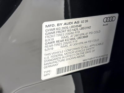 2027 Audi Q6 e-tron Premium