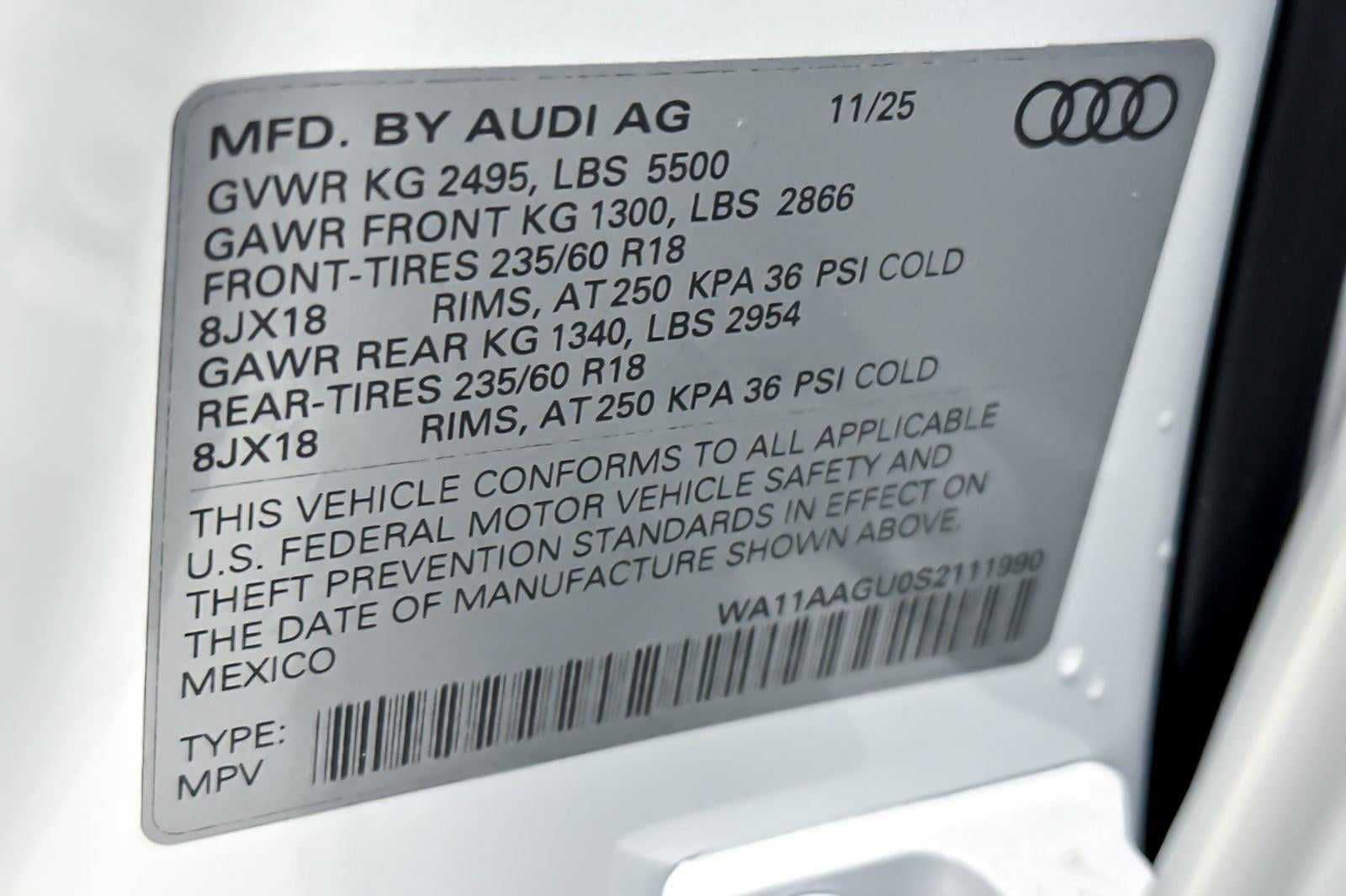 2025 Audi Q5 Premium