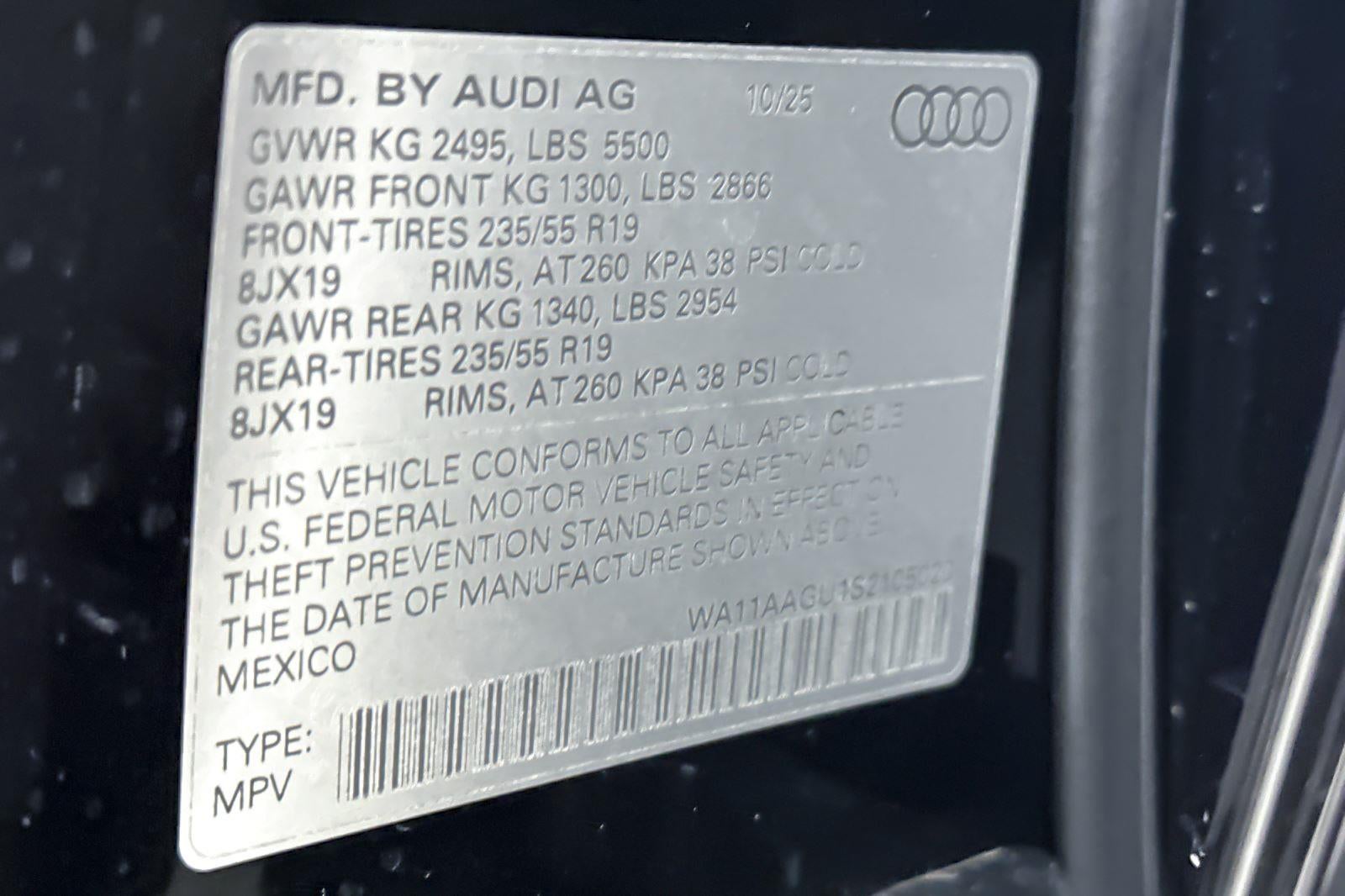 2025 Audi Q5 Premium
