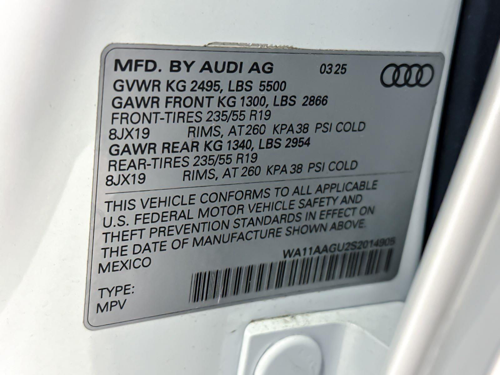 2025 Audi Q5 Premium