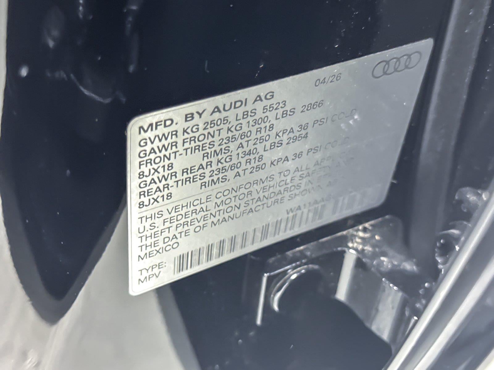 2026 Audi Q5 Premium