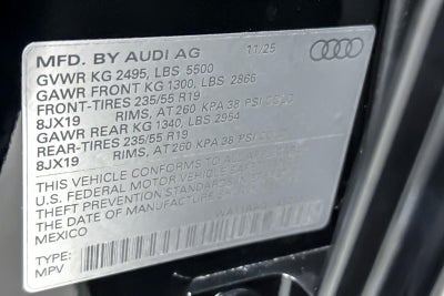2025 Audi Q5 Premium