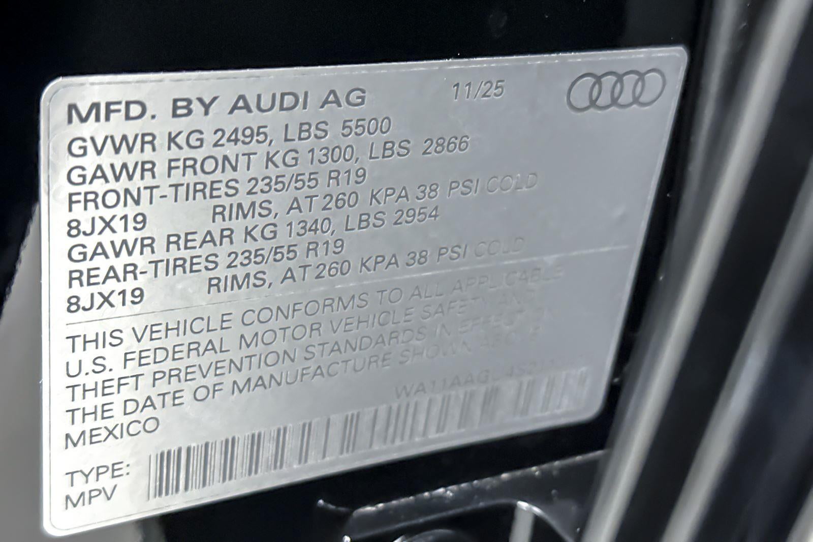 2025 Audi Q5 Premium