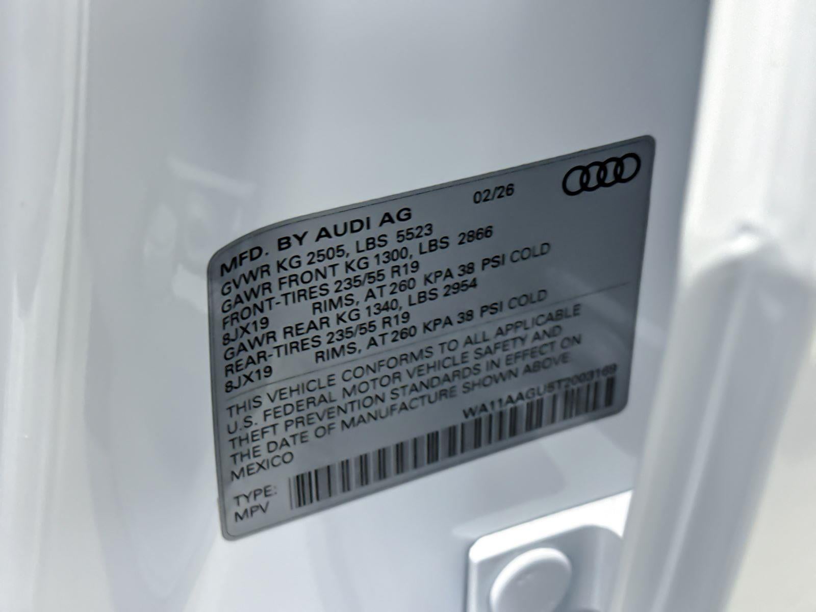 2026 Audi Q5 Premium