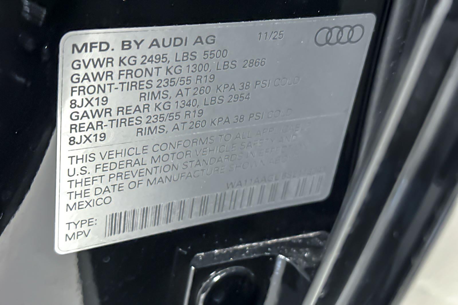 2025 Audi Q5 Premium