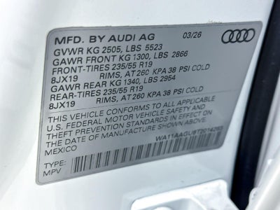 2026 Audi Q5 Premium